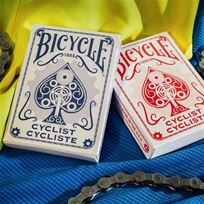 Bicycle Poker Cyclist, red